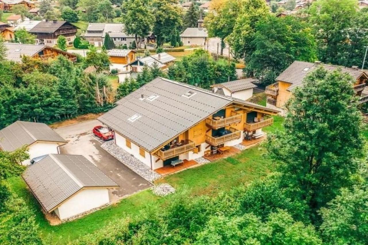 Modern 3 Bed Penthouse Apartment, Balcony & Garage, Close To Village & Ski Bus Samoëns Eksteriør bilde