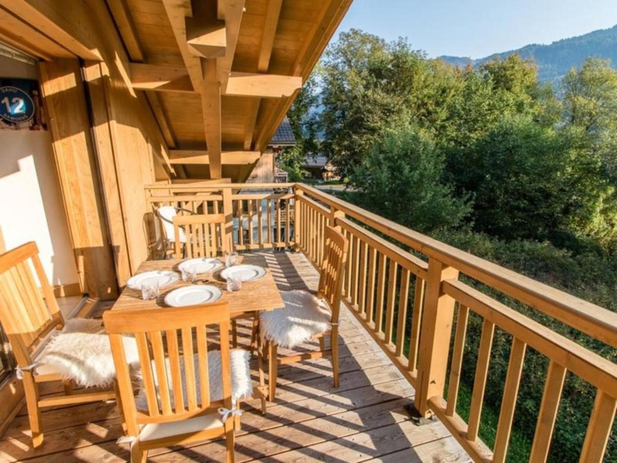 Modern 3 Bed Penthouse Apartment, Balcony & Garage, Close To Village & Ski Bus Samoëns Eksteriør bilde